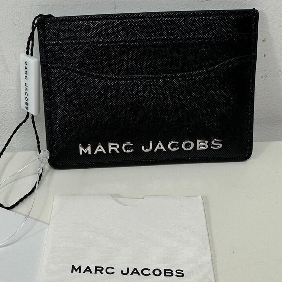 NWT Marc Jacobs Card Case Holder in Black - Picture 1 of 8